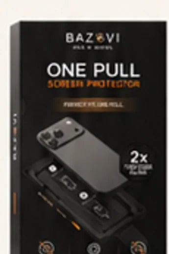 One Pull Tempered Glass Screen Guard for iPhone | Bazovi